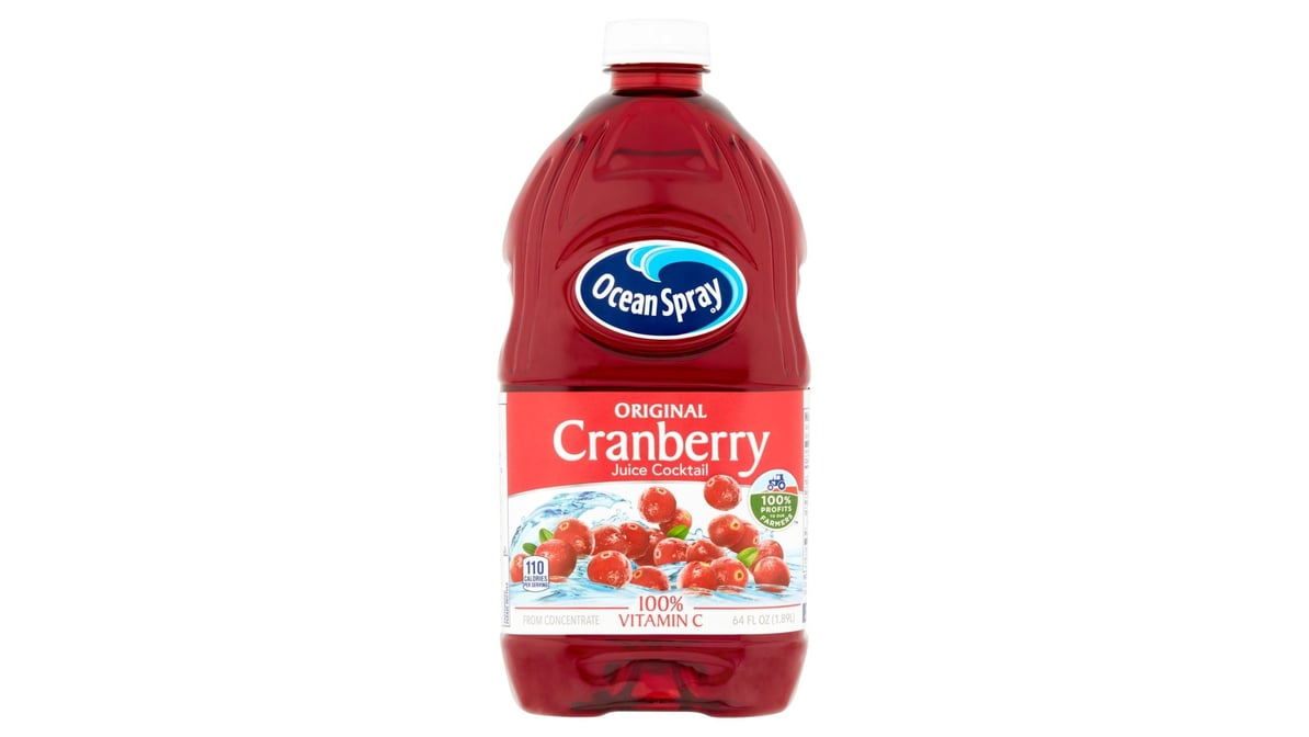 Ocean Spray Original Cranberry Juice Cocktail Bottle (1/2 gal)