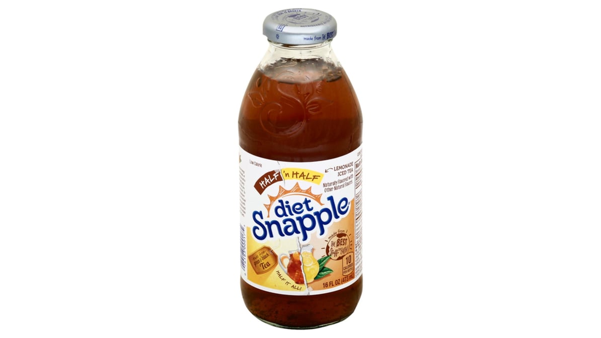 Snapple Diet Half & Half Iced Tea & Lemonade Mixed Drinks (16 oz)