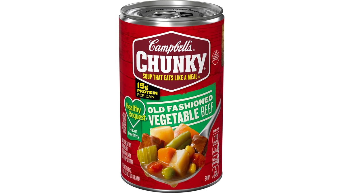 Campbell's Chunky Healthy Request Soup Old Fashioned Vegetable Beef (18.8 oz)