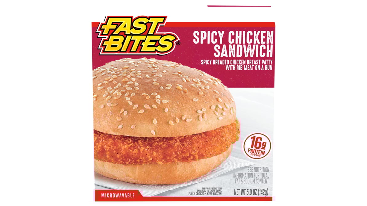 Fast Bites Spicy Chicken Sandwich (5 oz)