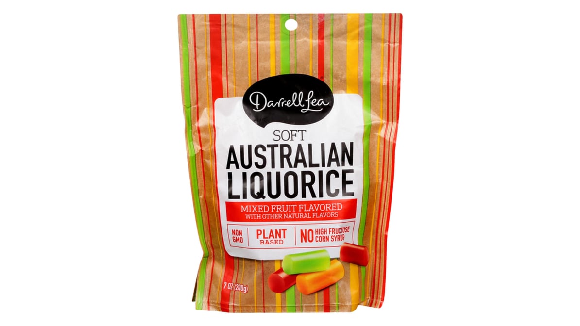 Darrell Lea Mixed Fruit Flavor Soft Australian Licorice (7 oz)