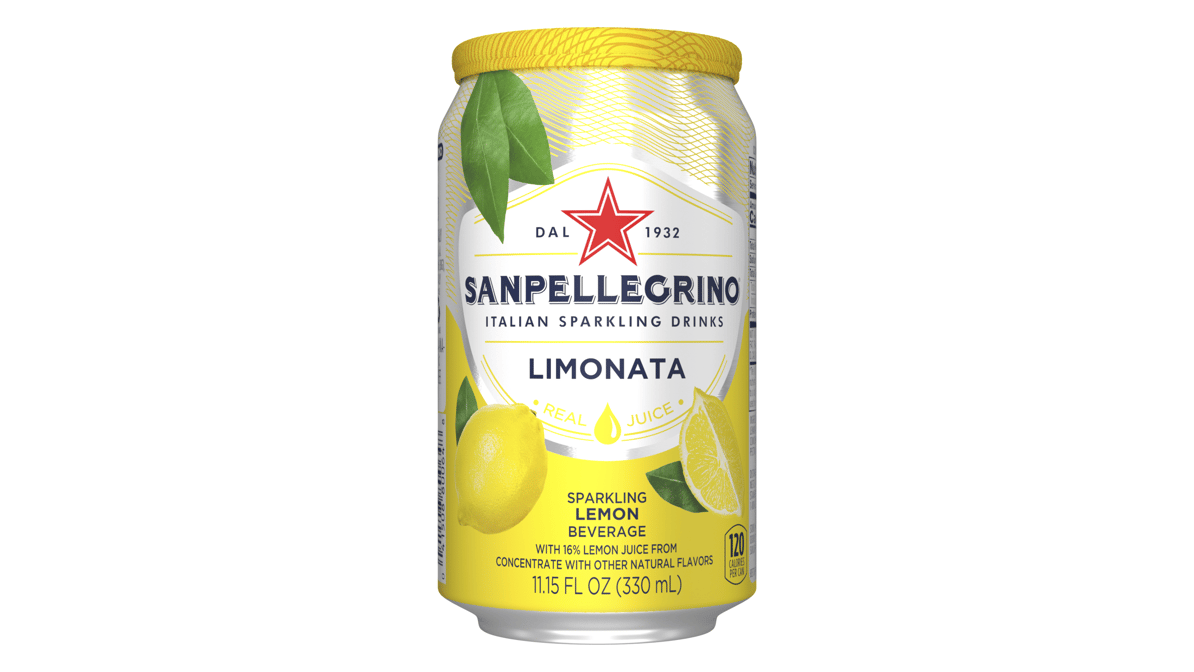 Sanpellegrino Sparkling Drinks Limonata Italian Can (11.15 oz)