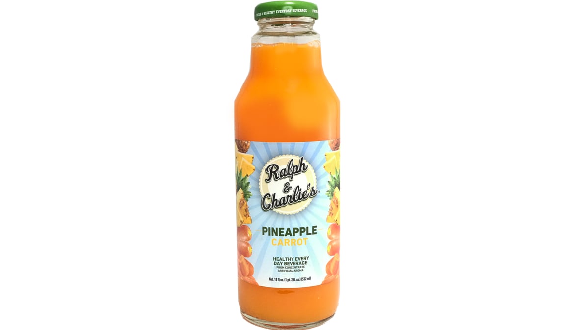Ralph & Charlie's Multi Vitamin Juice Drink Pineapple Carrot (18 oz)