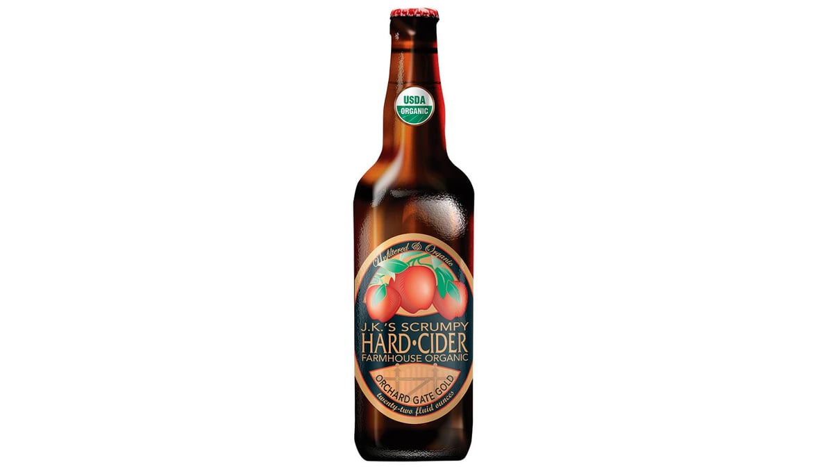JK's Organic Scrumpy Hard Cider Bottle (22 oz)