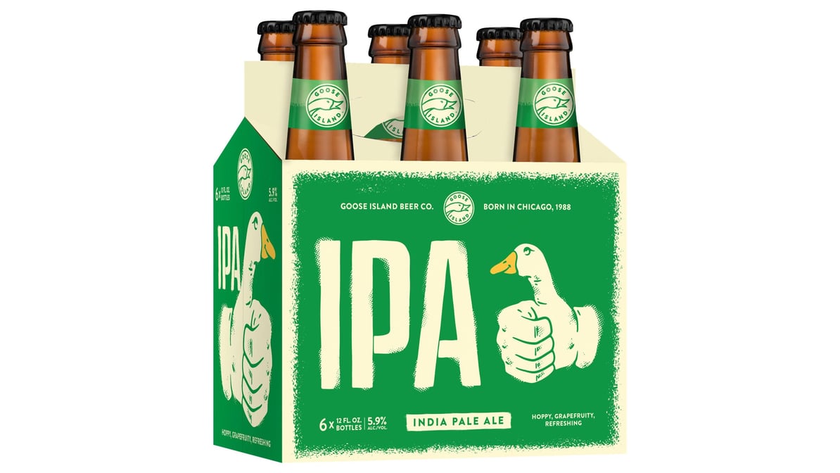 Goose Island Beer Co. IPA Bottles (12 oz x 6 ct)
