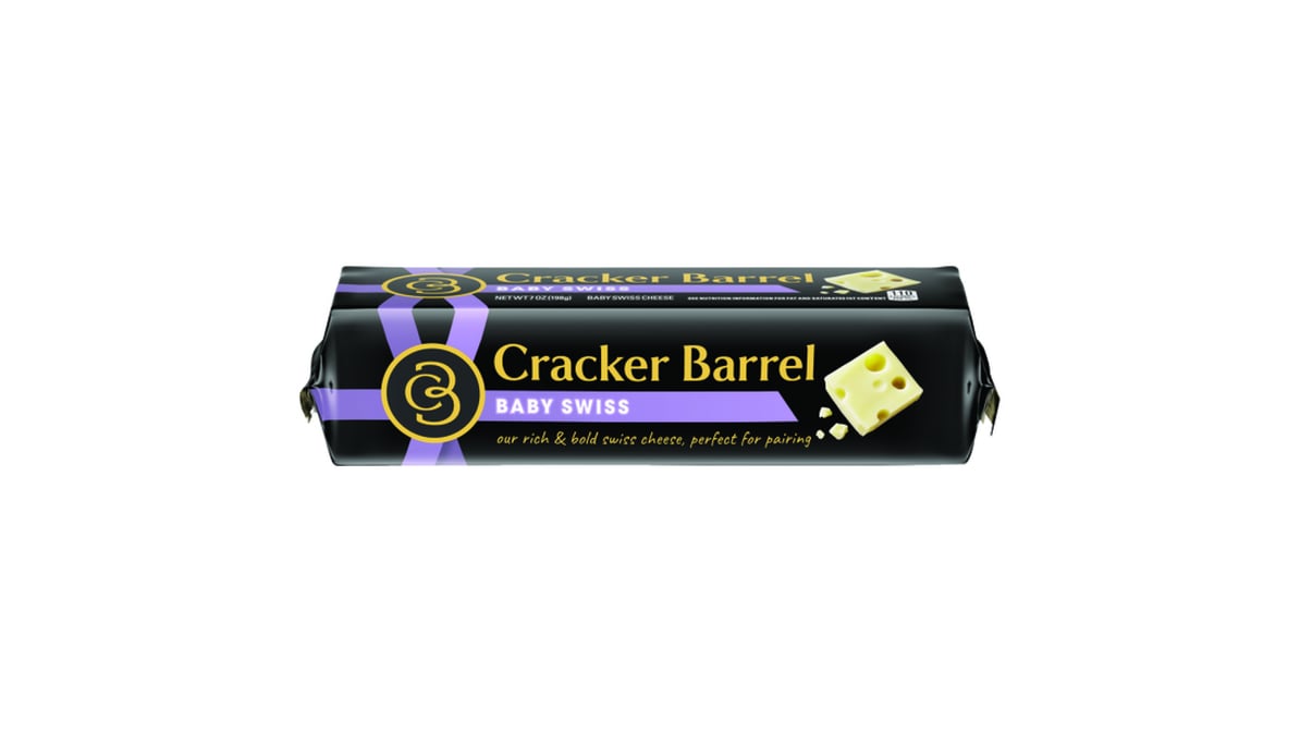 Cracker Barrel Baby Swiss Cheese (7 oz)