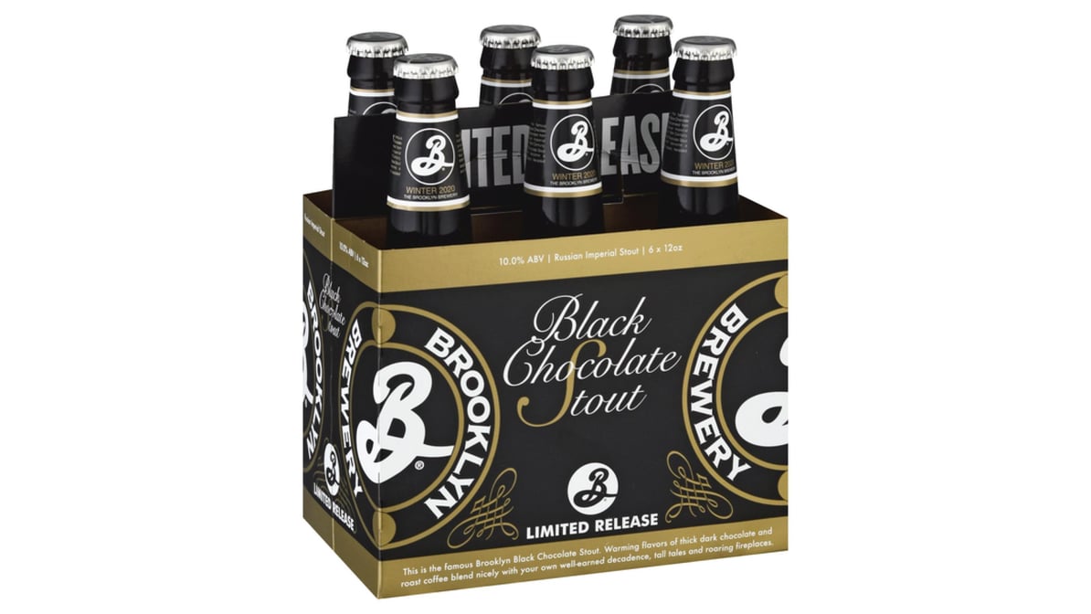 Brooklyn Brewery Black Chocolate Stout Cans (12 oz x 6 ct)