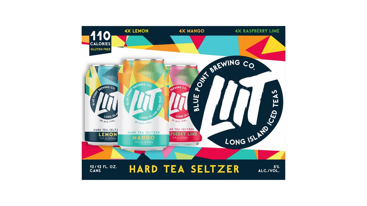 Blue Point Brewing Company LIIT Hard Tea Seltzer Cans (12 oz x 12 ct)