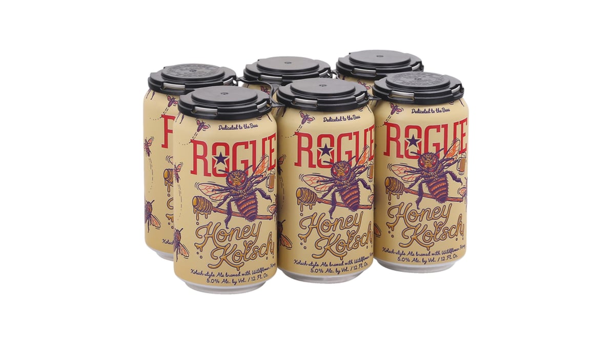Rogue Honey Kolsch Ale Can (12 oz x 6 ct)