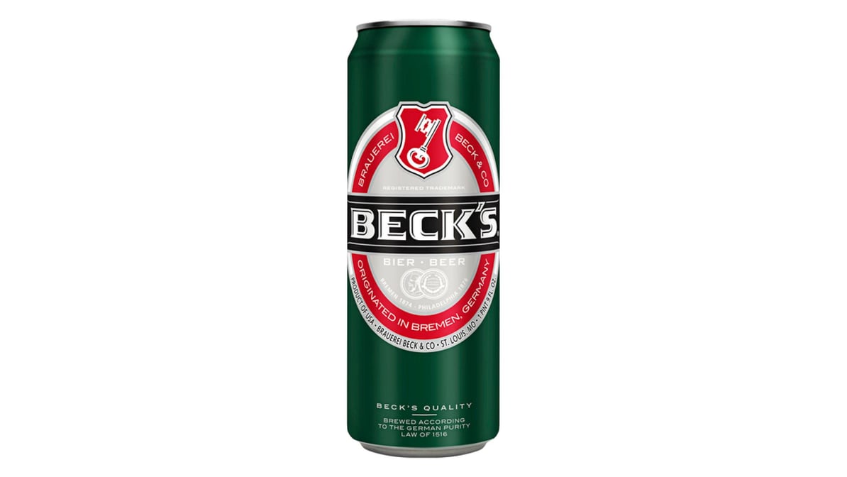 Beck's Pilsner Can (25 oz)