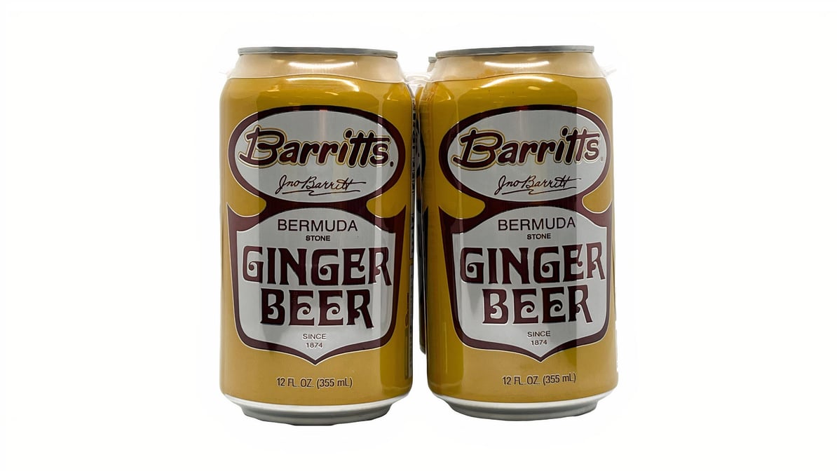 Barritt's Bermuda Stone Ginger Beer Can (12 oz x 4 ct)