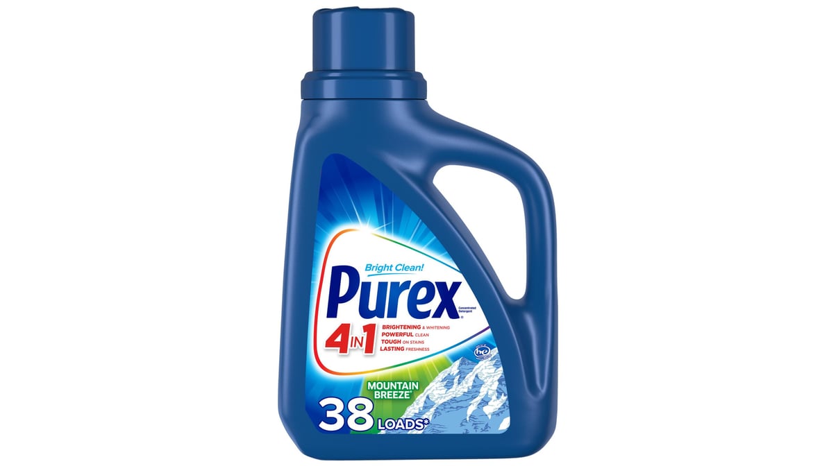 Purex Mountain Breeze Dirt Lift Action Concentrated Liquid Laundry Detergent (50 oz)