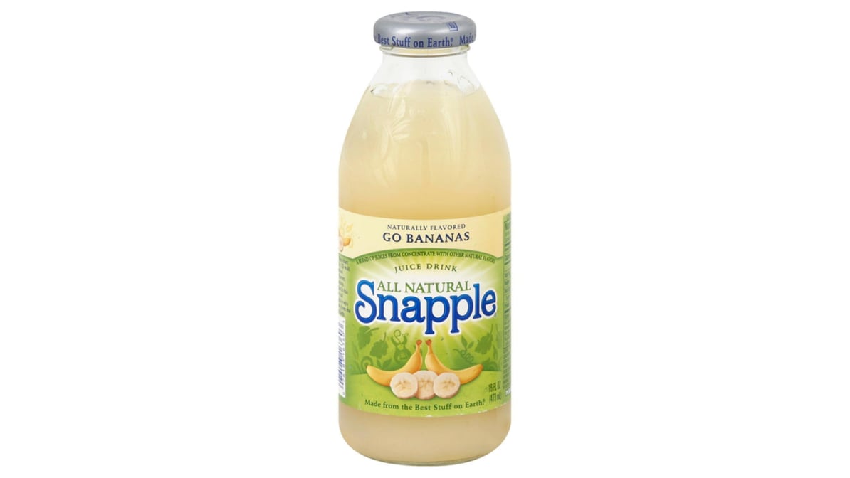 Snapple All Natural Go Bananas Juice Bottle (16 oz)