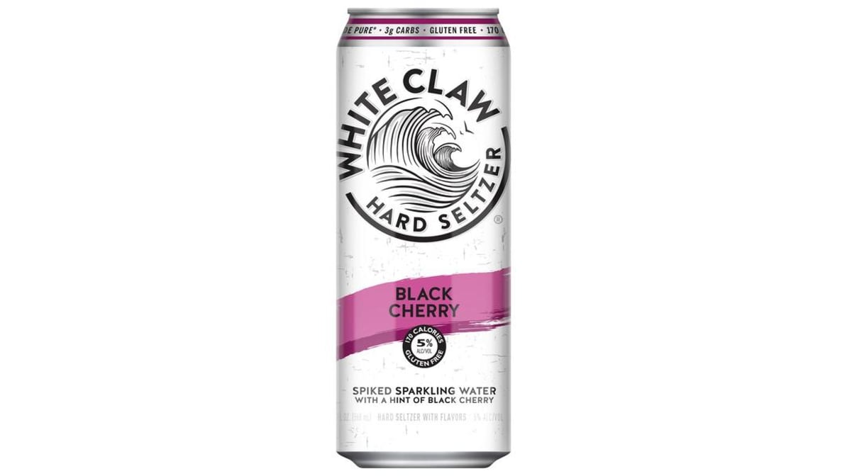 White Claw Black Cherry Hard Seltzer Can (19.2 oz)