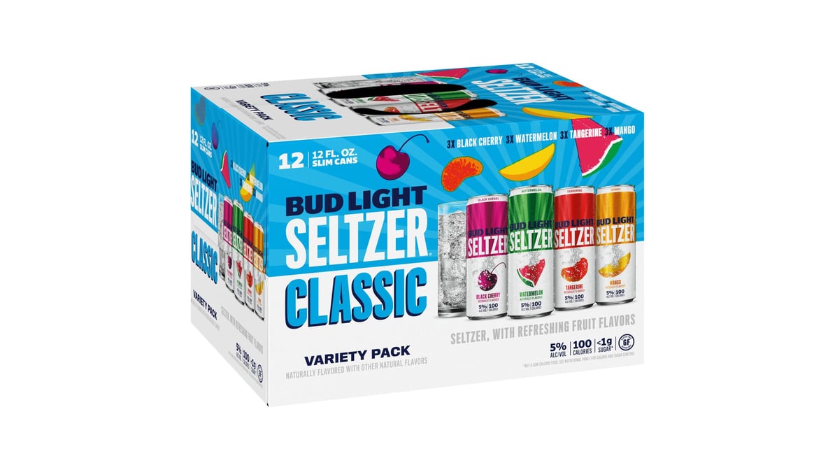 Bud Light Hard Seltzer Variety Pack (12 oz x 12 ct)