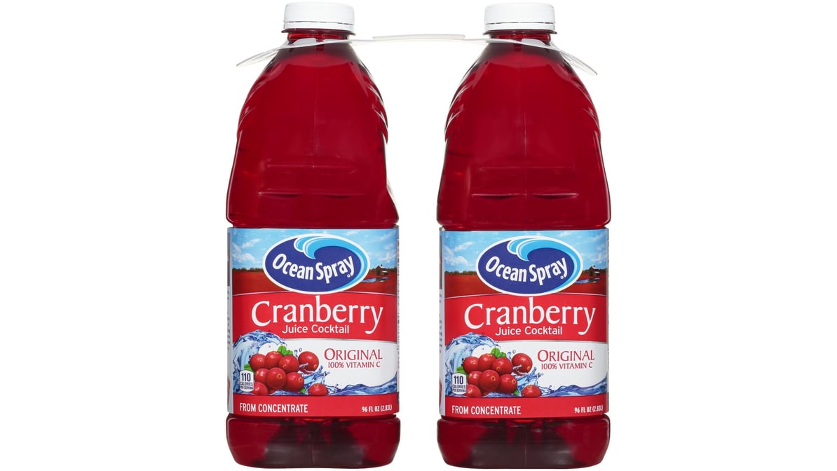 Ocean Spray Original Juice Cocktail Cranberry (96 oz x 2 ct)
