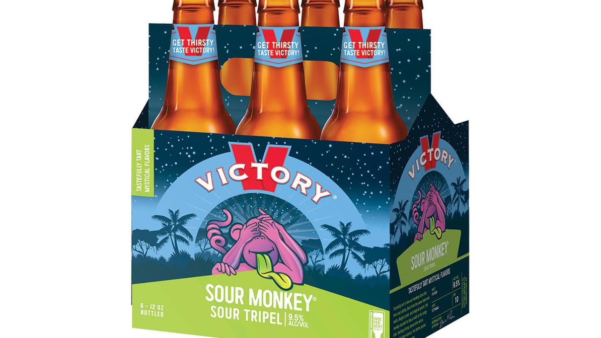 Victory Sour Monkey Tripel Ale Bottles (12 oz x 6 ct)