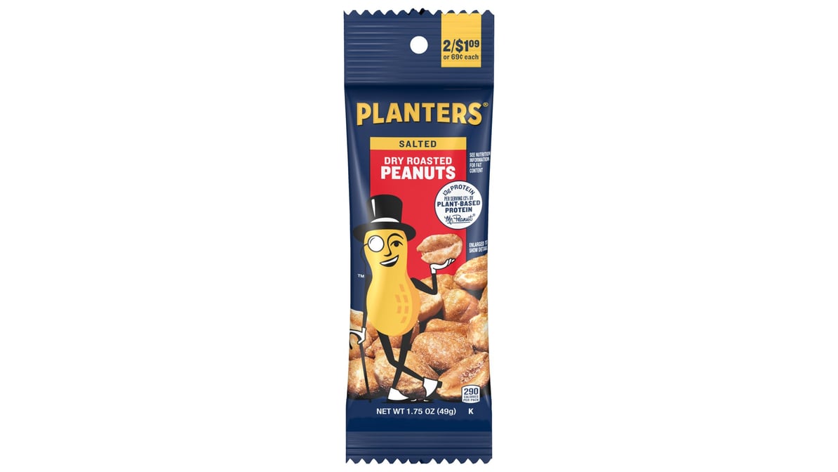 Planters Salted Dry Roasted Peanuts (1.75 oz)