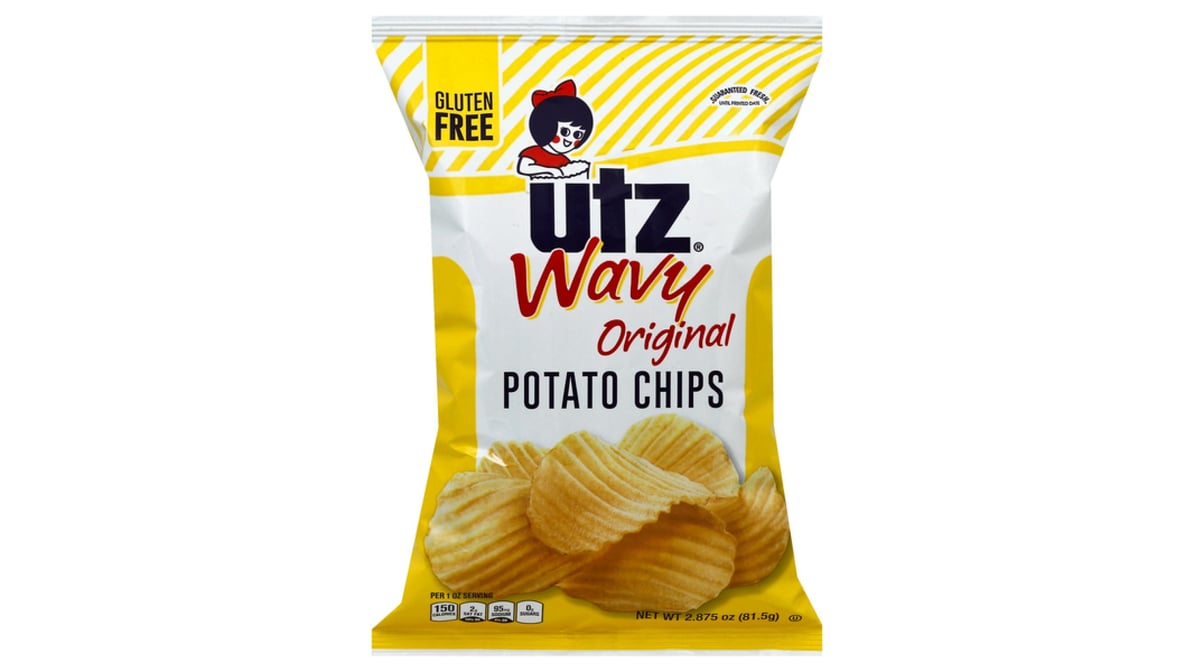 Utz Quality Foods Wavy Potato Chips Original (2.87 oz)
