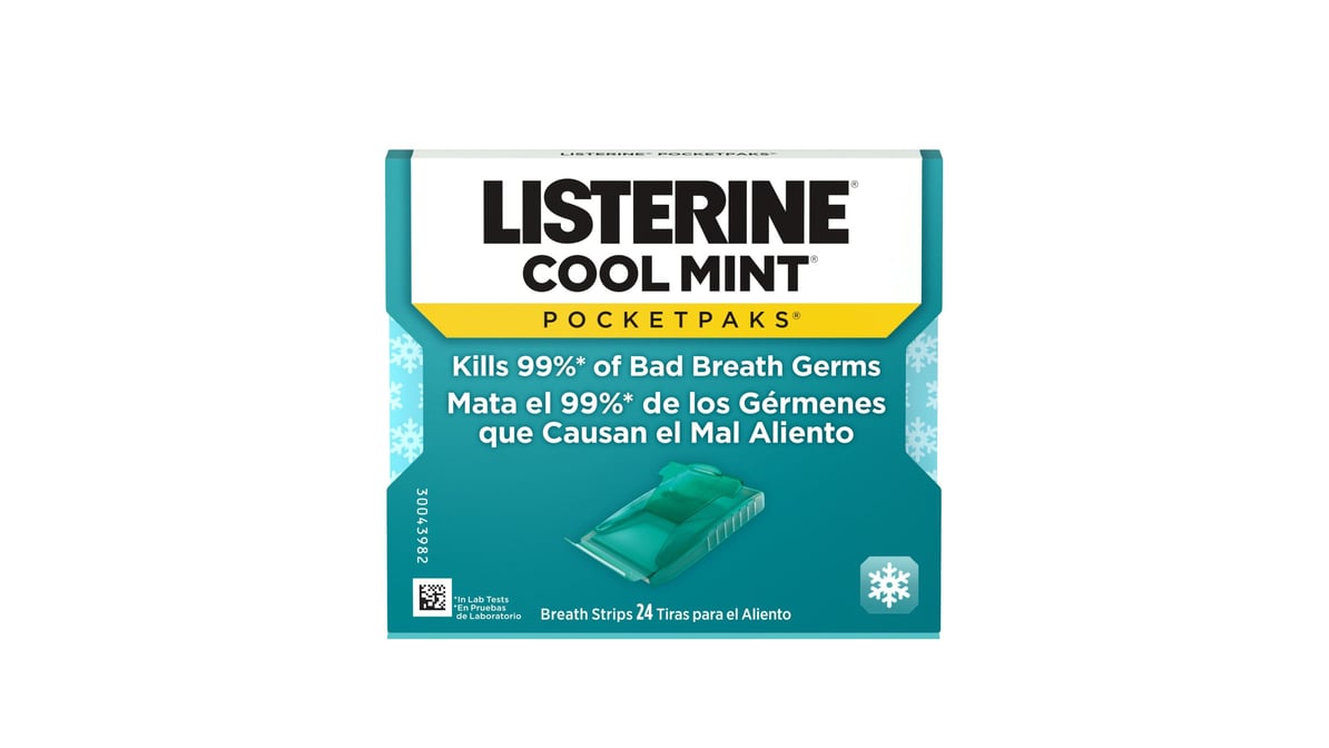 Listerine Cool Mint Breath Strips (24 ct)