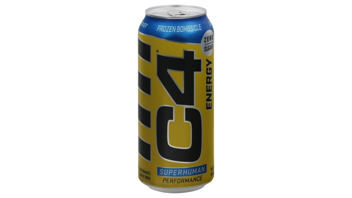 C4 Frozen Bombsicle Superhuman Performance Energy Drink Can (16 oz)