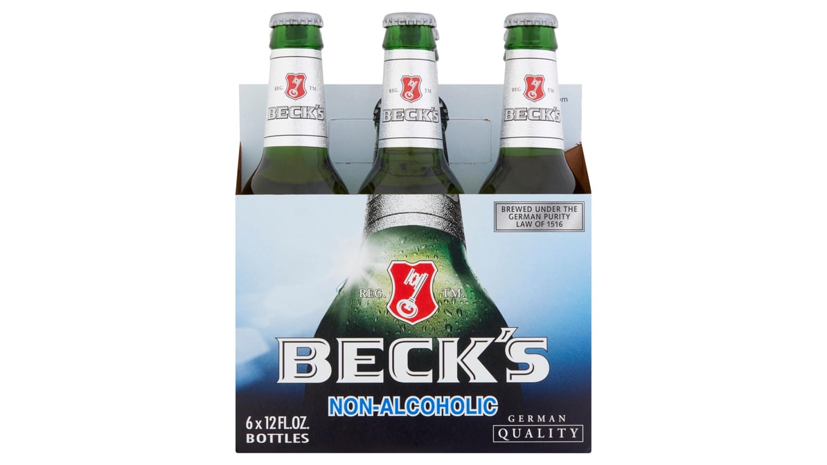 Beck's Non-Alcoholic Lager Bottles (12 oz x 6 ct)
