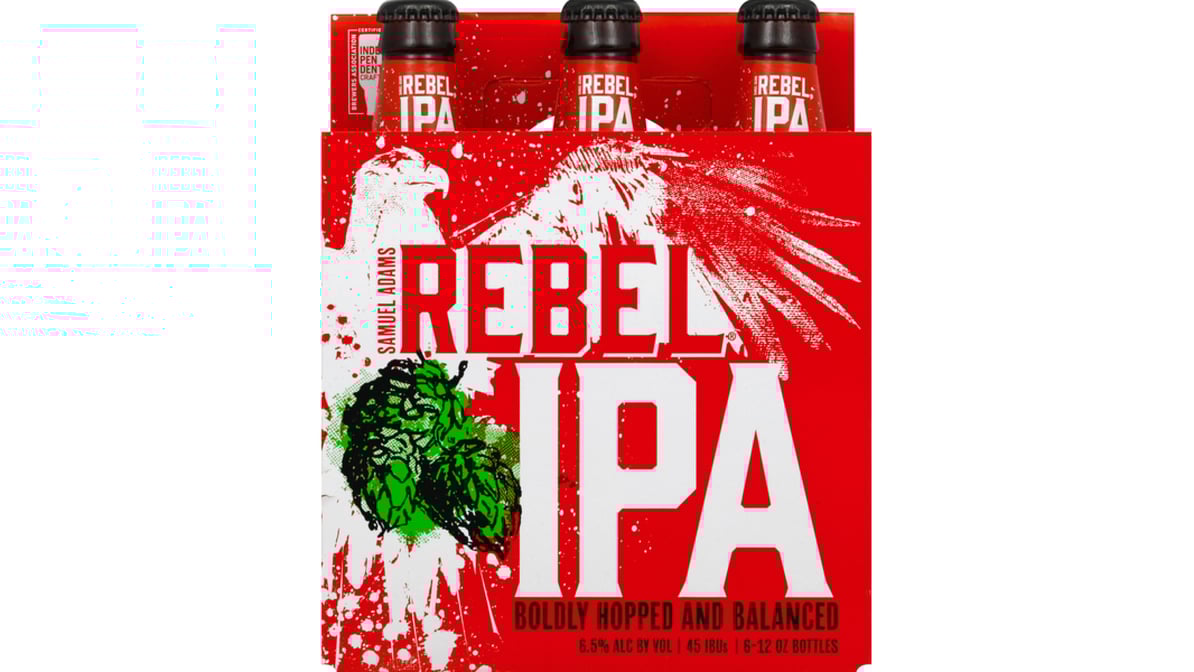 Samuel Adams Rebel IPA Bottle (12 oz x 6 ct)