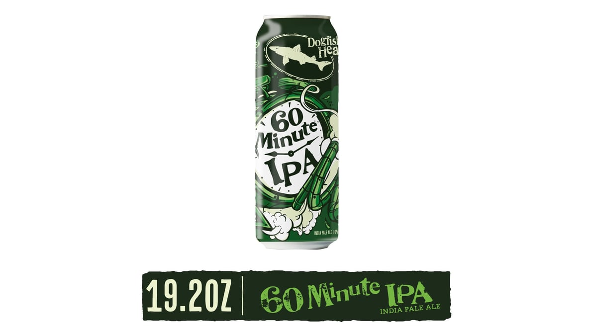 Dogfish Head Brewery Imperial IPA 60 Minute (19.2 oz)