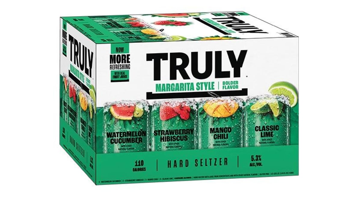 Truly Margarita Style Hard Seltzer Cans Variety Pack (12 oz x 12 ct)
