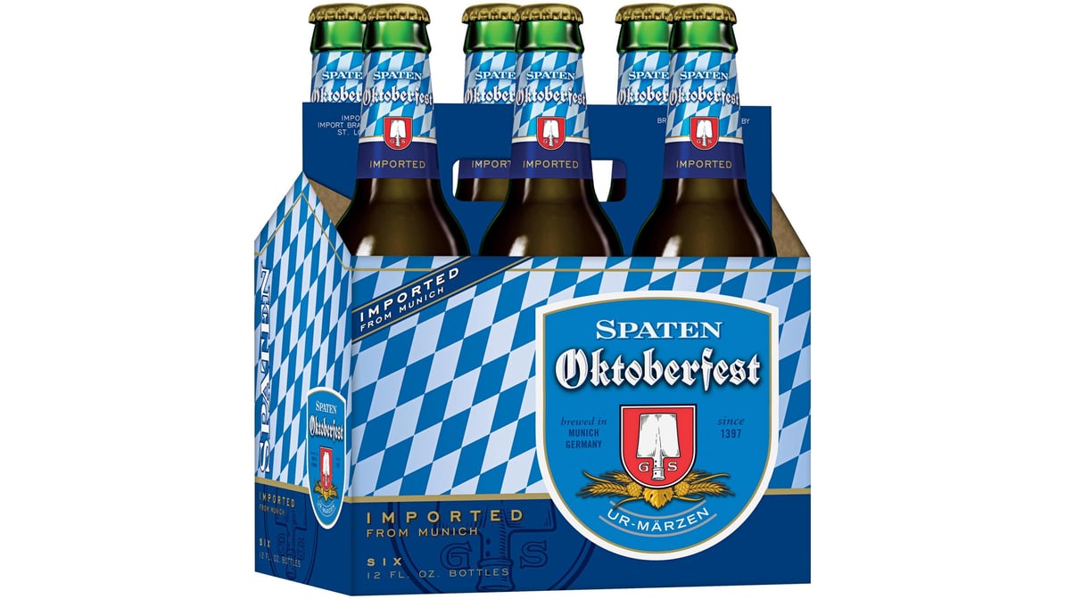 Spaten Oktoberfest Beer Bottles (12 oz x 6 ct)