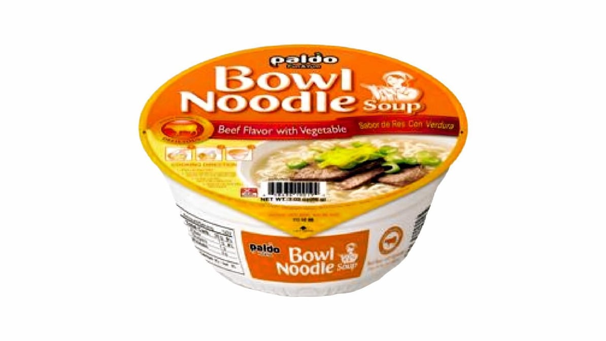 Paldo King Cup Beef Flavor with Vegetable Noodle Soup (3.7 oz)