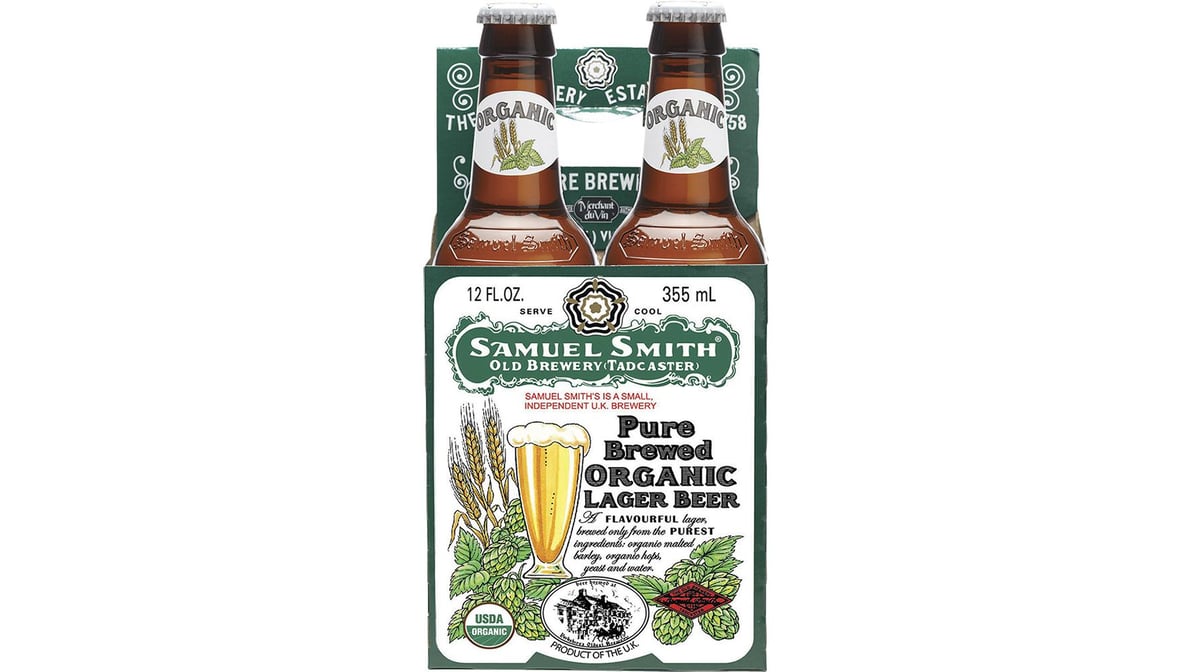 Samuel Smith's Lager Pure Brewed Bottle (12 oz x 4 ct)