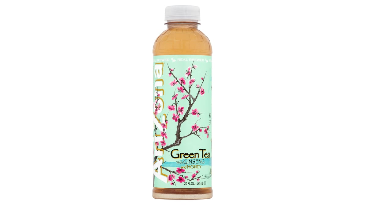 AriZona Green Tea with Ginseng and Honey Bottle (20 oz)