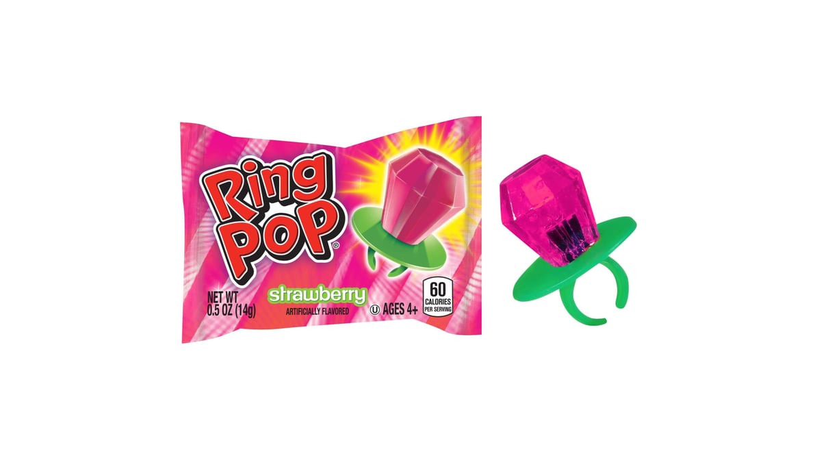 Ring Pop Assorted Flavors Candy (0.5 oz)
