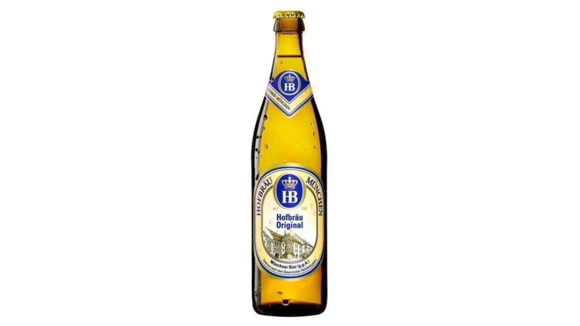Hofbrau Munchen Original Beer Bottle (16.9 oz)