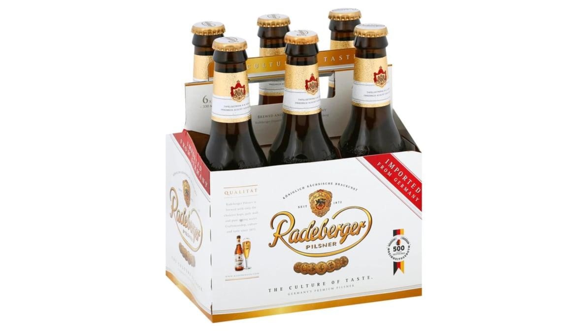 Radeberger Pilsner Bottles (12 oz x 6 ct)