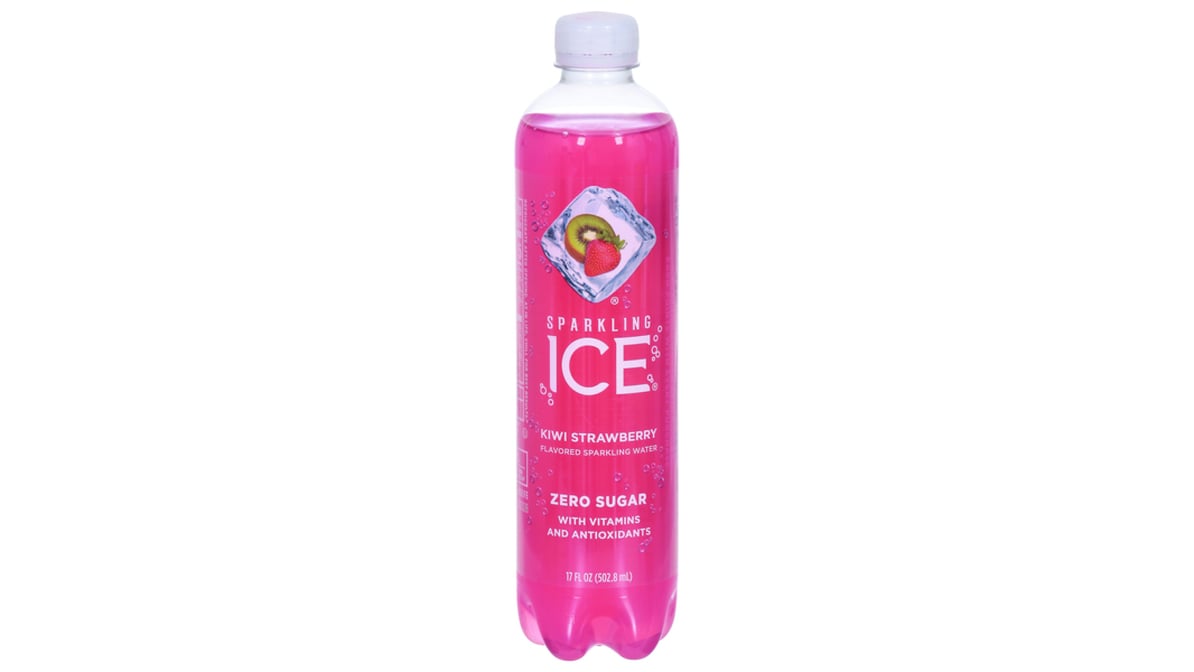 Sparkling Ice Zero Sugar Kiwi Strawberry Water Bottle (17 oz)
