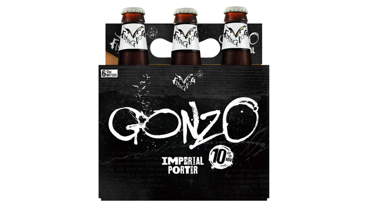 Flying Dog Imperial Porter Gonzo Bottles (12 oz x 6 ct)