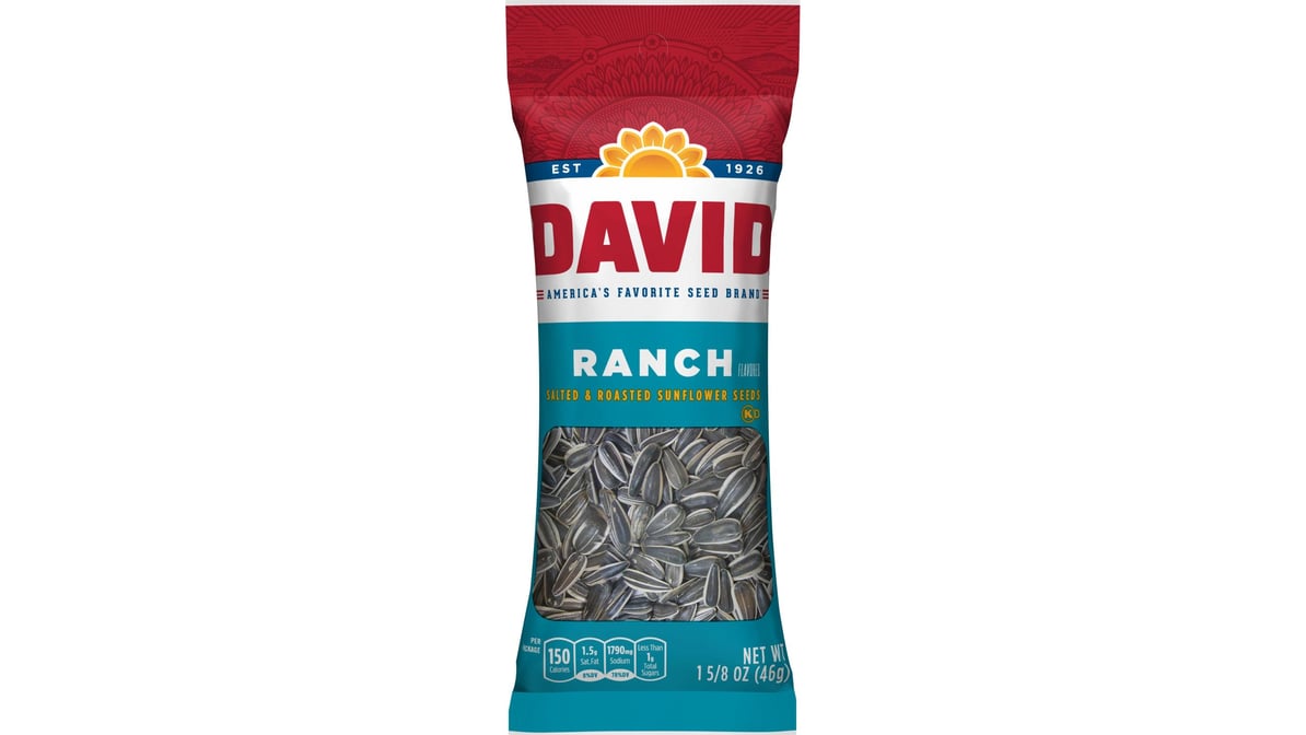 David Roasted & Salted Ranch Sunflower Seeds (1.625 oz)