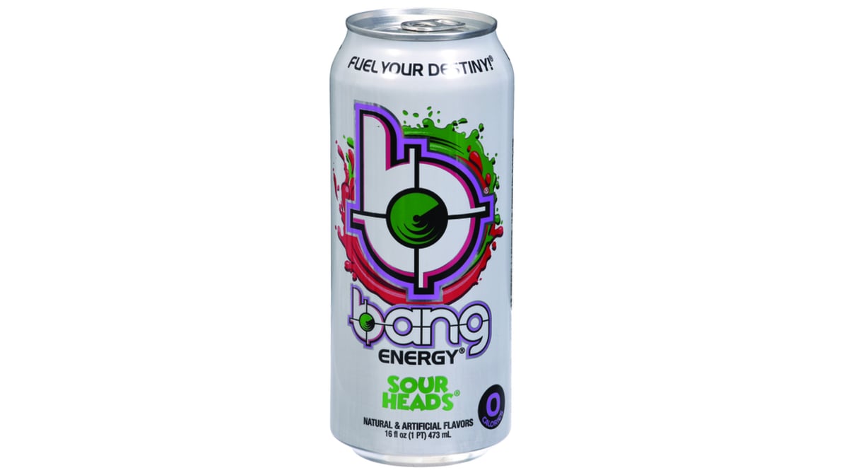 Bang Sour Heads Energy Drink Can (16 oz)