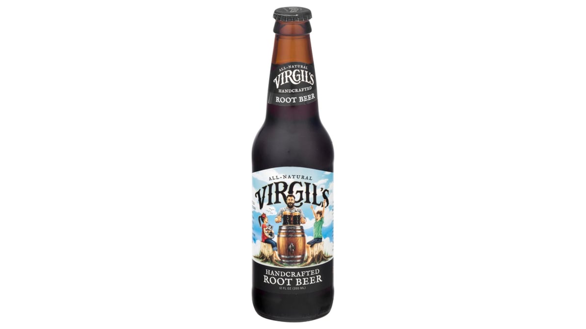 Virgil's Handcrafted Root Beer Soda Bottle (12 oz)
