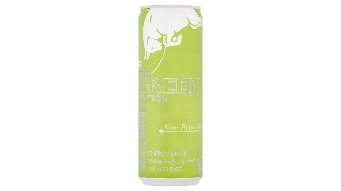 Red Bull The Green Edition Kiwi Apple Energy Drink (12 oz)