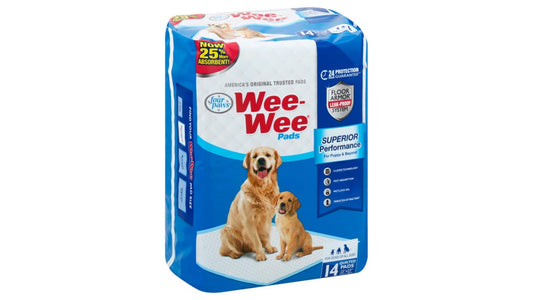 Four Paws Wee-Wee Pet Training and Puppy Dog Pads 22" x 23" (14 ct)