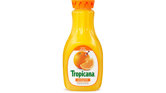 Tropicana Pure Premium No Pulp Orange Juice Bottle (12 oz)