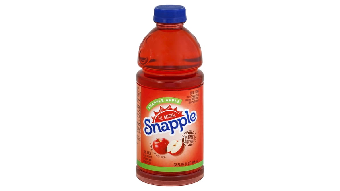 Snapple 100% All Natural Apple Juice (32 oz)