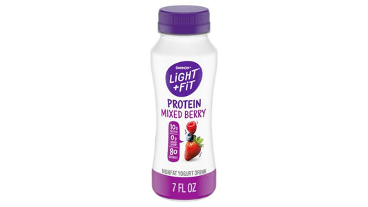 Dannon Light + Fit Protein Mixed Berry Nonfat Yogurt Drink Bottle (7 oz)