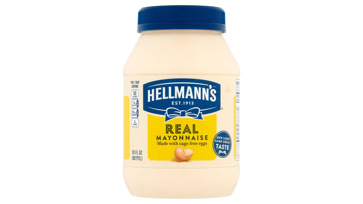 Hellmann's Real Mayonnaise Jar (30 oz)