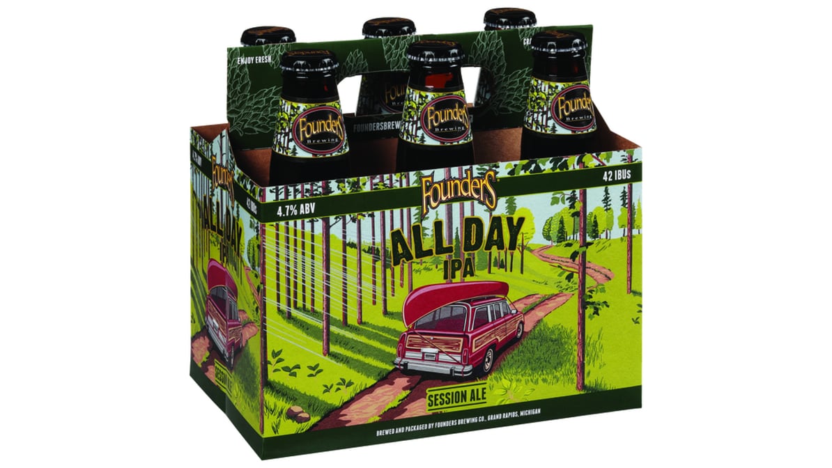 Founders All Day Sessions Ale IPA Bottles (12 oz x 6 ct)