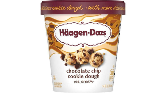Haagen-Dazs Chocolate Chip Cookie Dough Ice Cream (1 pt)