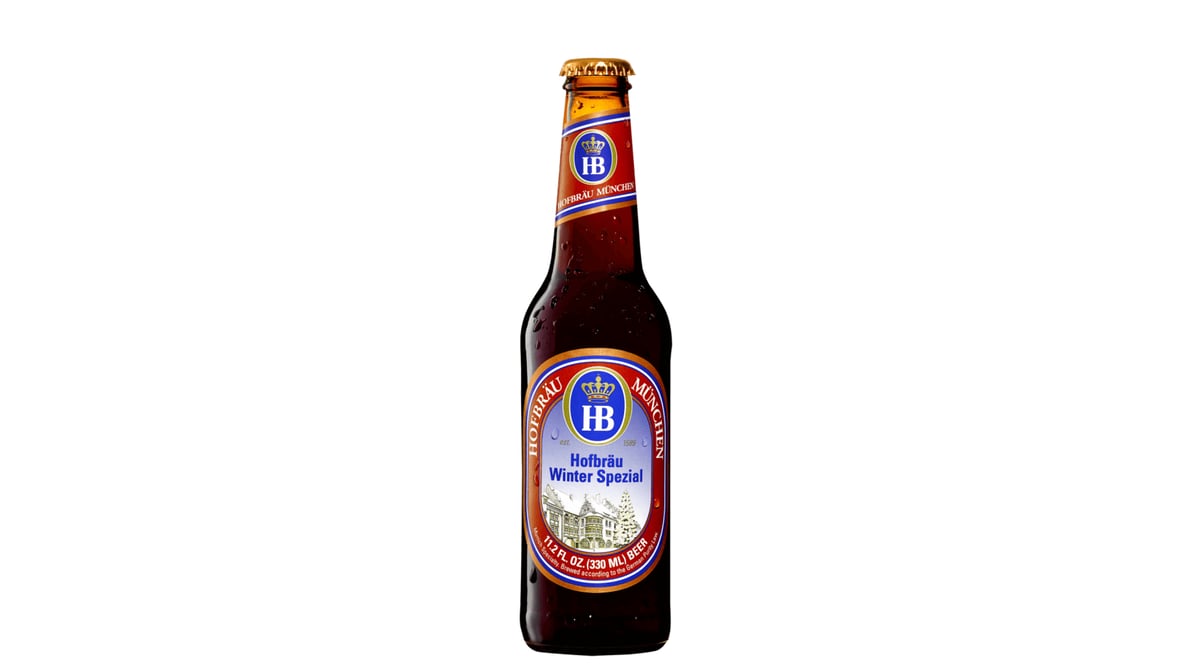 Hofbrau Winter Spezial Doppelbock Lager Bottles (11.2 oz x 6 ct)